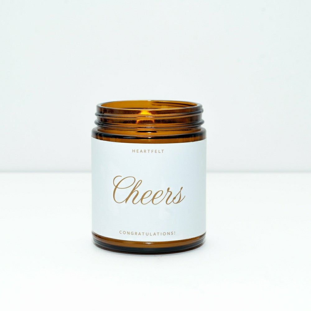 Cheers! Congratulations Jar Candle | Plow & Hearth