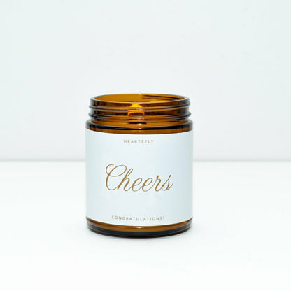 Cheers! Congratulations Jar Candle | Plow & Hearth