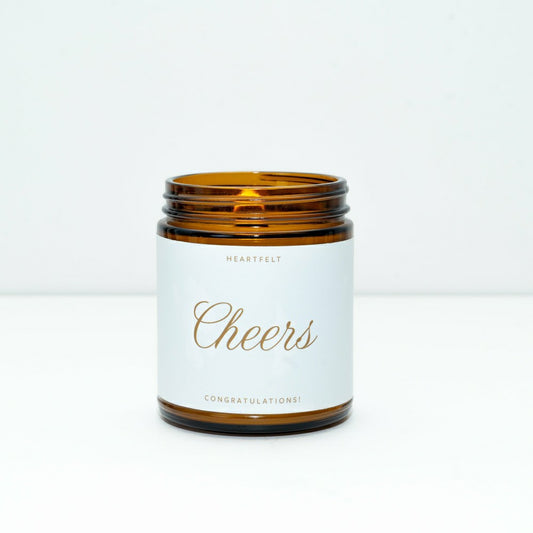 Cheers! Congratulations Jar Candle | Plow & Hearth