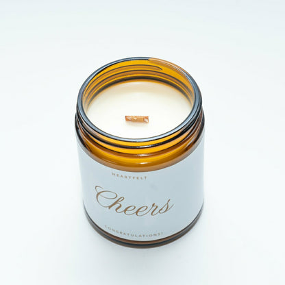 Cheers! Congratulations Jar Candle | Plow & Hearth