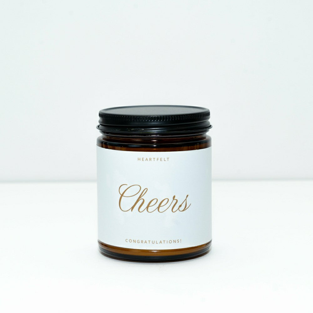 Cheers! Congratulations Jar Candle | Plow & Hearth