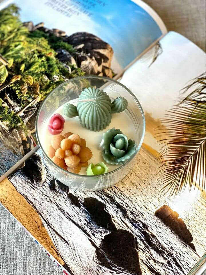 Garden Terrarium Candle | Plow & Hearth