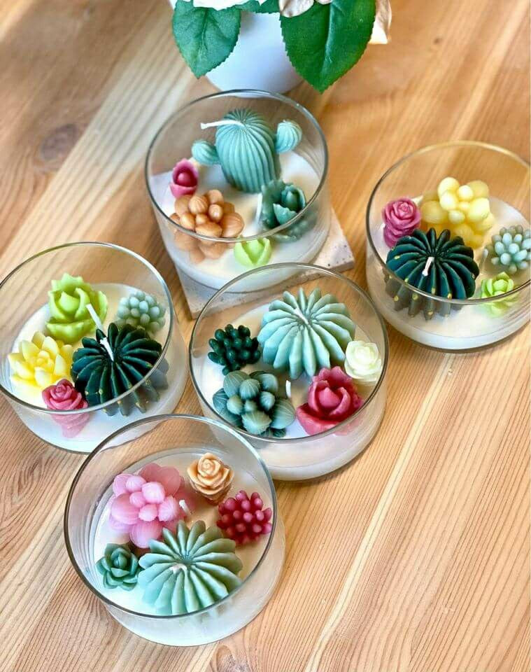Garden Terrarium Candle | Plow & Hearth