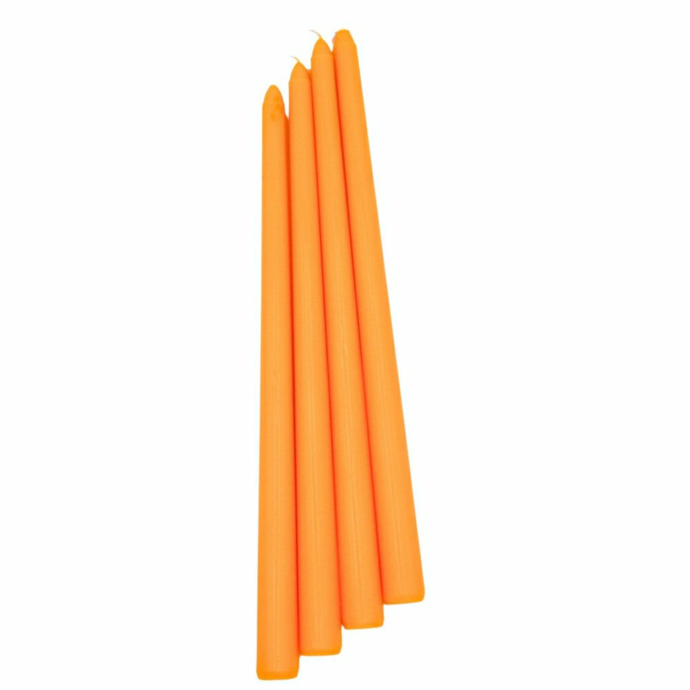 24 Extra Tall Warm Pumpkin Spice Taper Candle - 6 Packs of 4 | Plow & Hearth