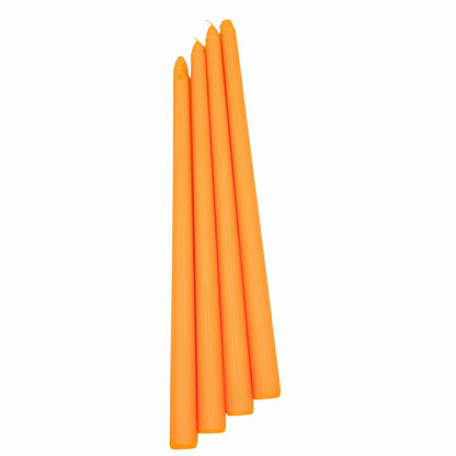 24 Extra Tall Warm Pumpkin Spice Taper Candle - 6 Packs of 4 | Plow & Hearth