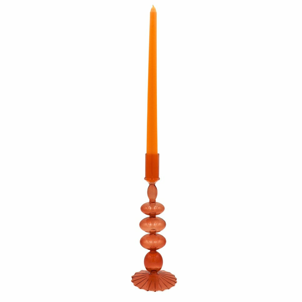 24 Extra Tall Warm Pumpkin Spice Taper Candle - 6 Packs of 4 | Plow & Hearth