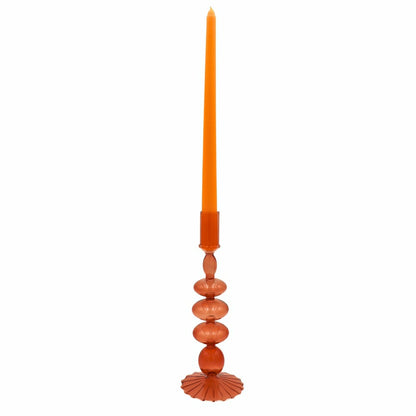 24 Extra Tall Warm Pumpkin Spice Taper Candle - 6 Packs of 4 | Plow & Hearth