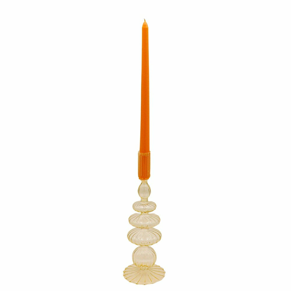 24 Extra Tall Warm Pumpkin Spice Taper Candle - 6 Packs of 4 | Plow & Hearth