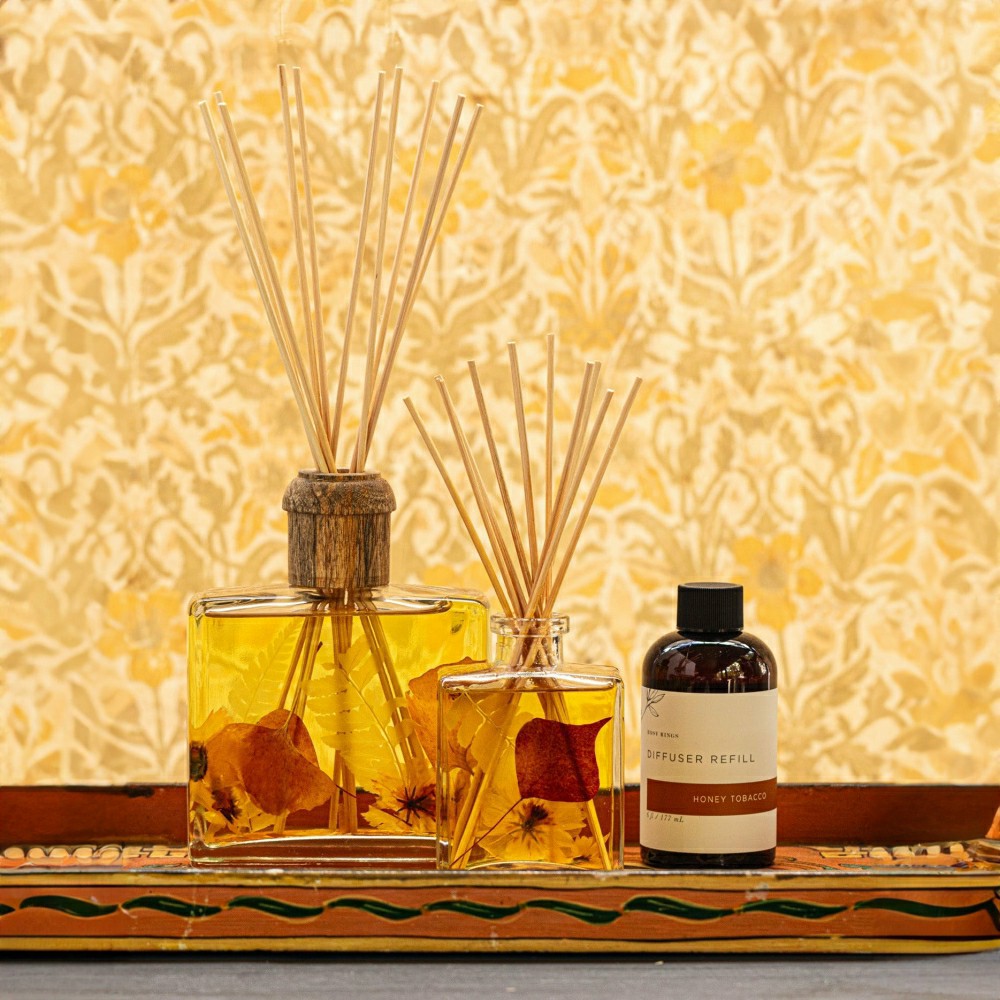 Accent Botanical Reed Diffuser - Honey Tobacco | Plow & Hearth