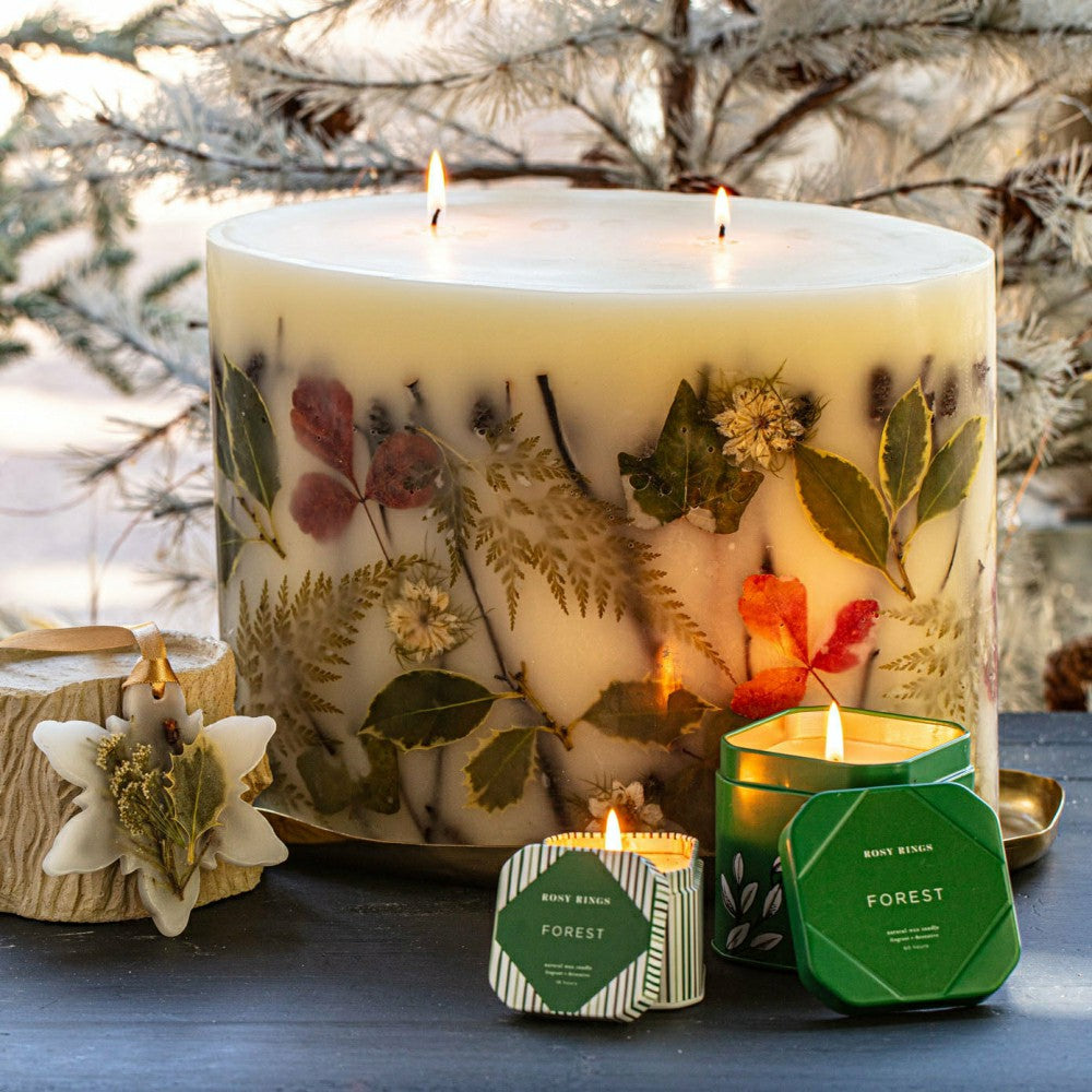 Centerpiece Botanical Candle - Forest | Plow & Hearth