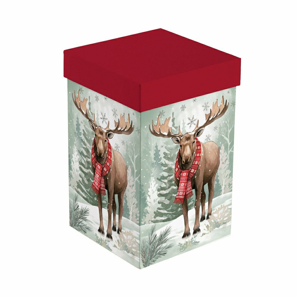 Winter Grove Travel Cup Ceramic Perfect Cup, Moose, 17oz, Gift Box | Plow & Hearth