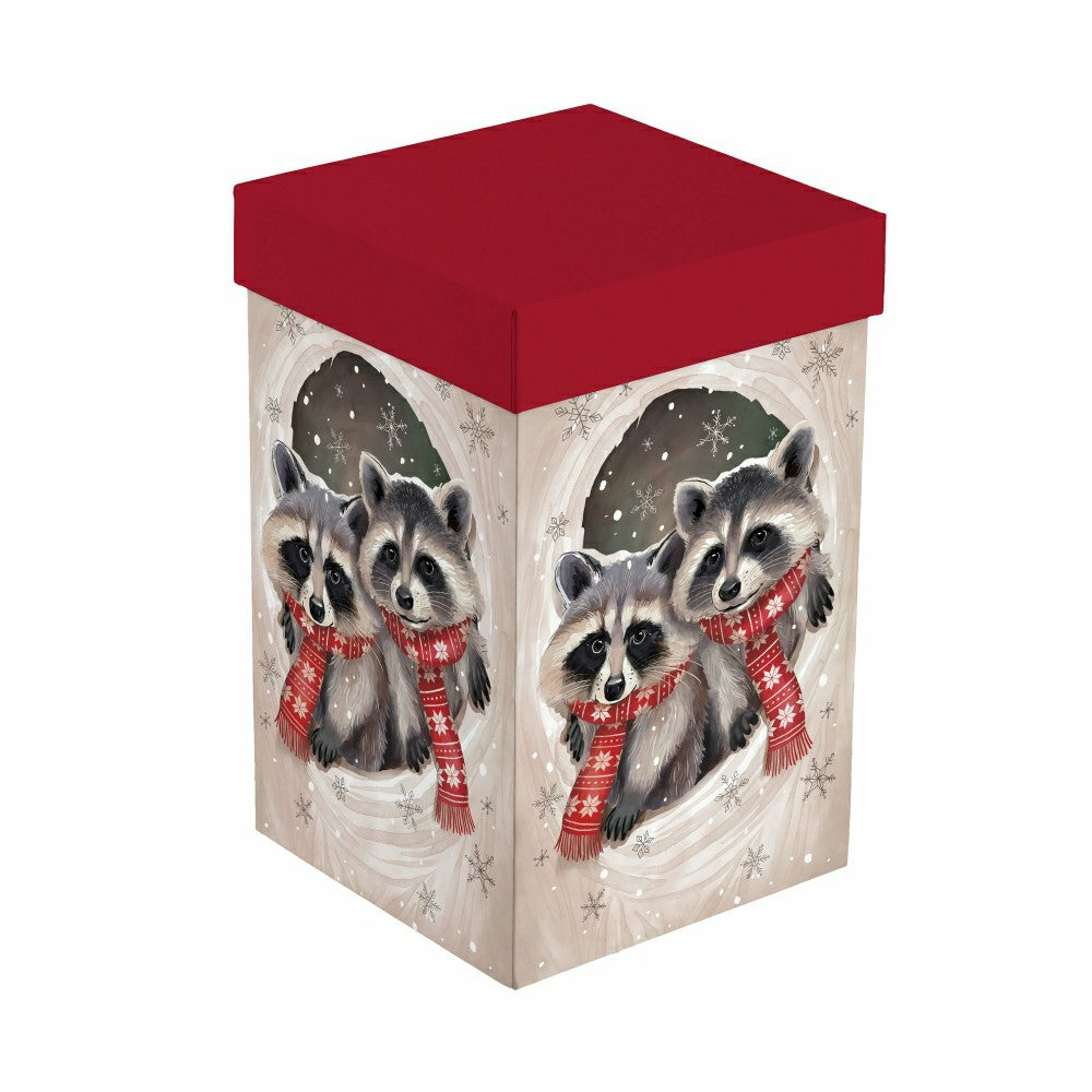 Winter Grove Travel Cup Ceramic Perfect Cup, Raccoon, 17oz, Gift Box | Plow & Hearth