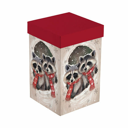Winter Grove Travel Cup Ceramic Perfect Cup, Raccoon, 17oz, Gift Box | Plow & Hearth