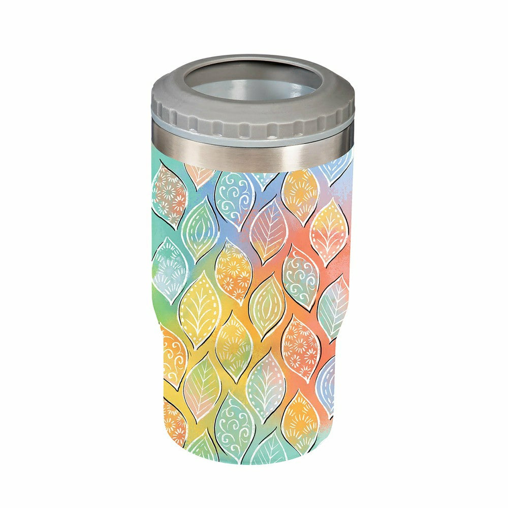 Whimsy Nature Stainless Steel Quatre Chiller with Silicone Cap and Tum | Plow & Hearth