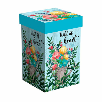 Wild At Heart Watering Can Ceramic Perfect Cup, 17oz, Gift Box | Plow & Hearth