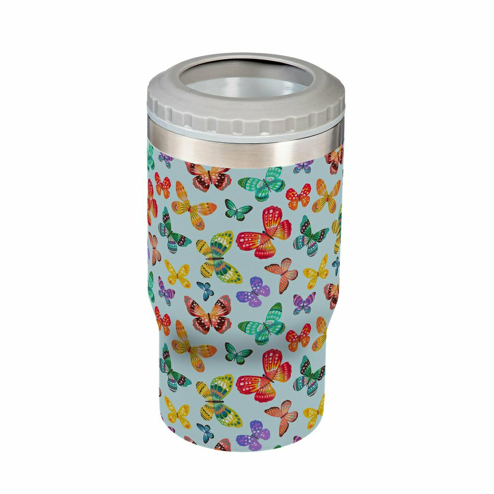 Butterfly Toile Stainless Steel Quatre Chiller Silicone Cap and Tumble | Plow & Hearth