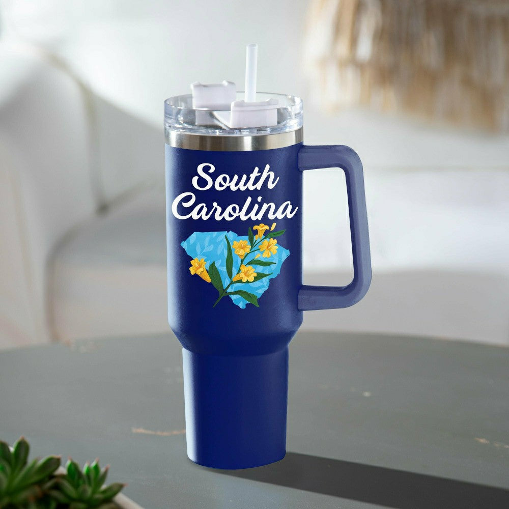 Double Wall Stainless Steel Canyon Cup w/ Straw, 40oz, Gift Box | Plow & Hearth