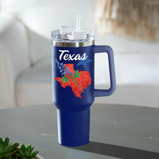 Double Wall Stainless Steel Canyon Cup w/ Straw, 40oz, Gift Box | Plow & Hearth