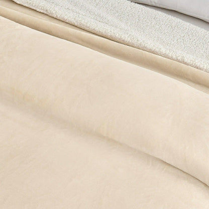 Velvet Plush Sherpa Luxury Bed Blanket - Kinsley Collection | Plow & Hearth
