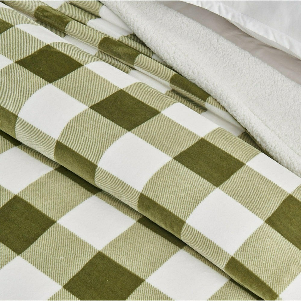Velvet Plush Sherpa Luxury Bed Blanket - Kinsley Collection | Plow & Hearth