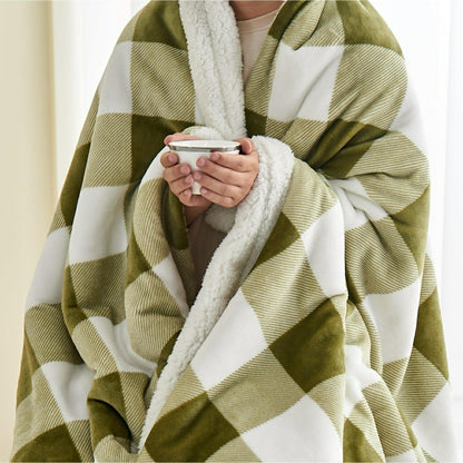 Velvet Plush Sherpa Luxury Bed Blanket - Kinsley Collection | Plow & Hearth