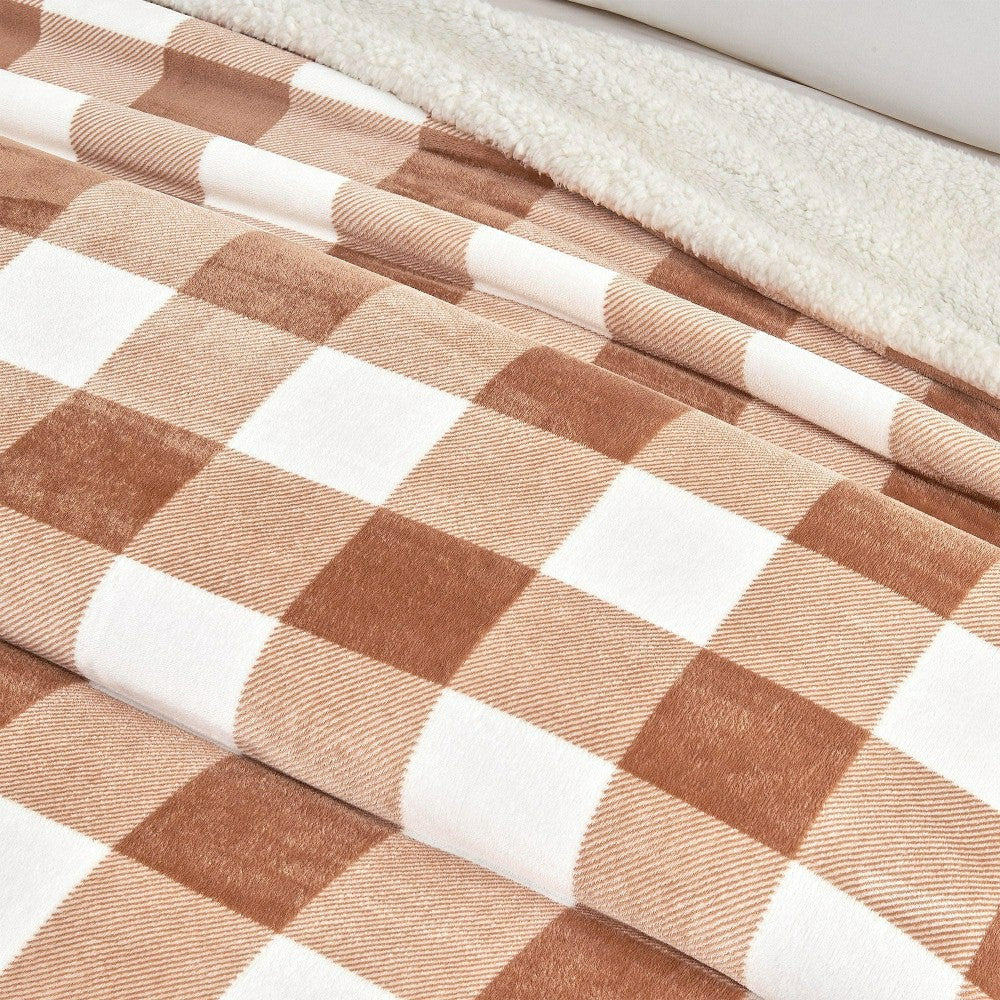 Velvet Plush Sherpa Luxury Bed Blanket - Kinsley Collection | Plow & Hearth