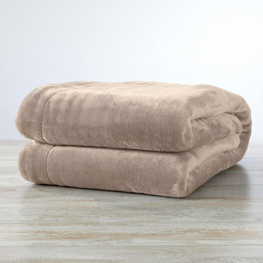 Velvet Plush Sherpa Luxury Bed Blanket - Kinsley Collection | Plow & Hearth