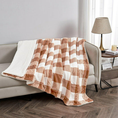 Velvet Plush Sherpa Luxury Bed Blanket - Kinsley Collection | Plow & Hearth