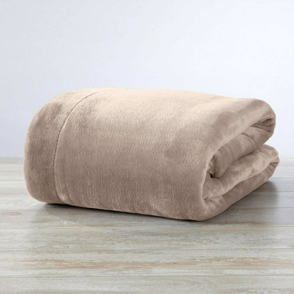 Velvet Plush Sherpa Luxury Bed Blanket - Kinsley Collection | Plow & Hearth