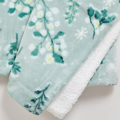 Velvet Plush Sherpa Luxury Bed Blanket - Kinsley Collection | Plow & Hearth