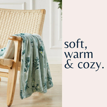 Velvet Plush Sherpa Luxury Bed Blanket - Kinsley Collection | Plow & Hearth
