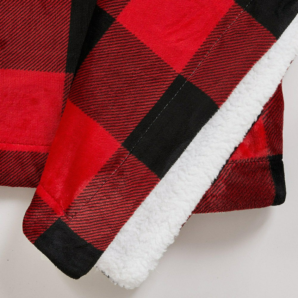 Velvet Plush Sherpa Luxury Bed Blanket - Kinsley Collection | Plow & Hearth