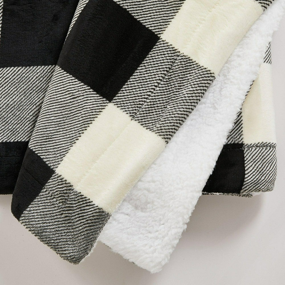 Velvet Plush Sherpa Luxury Bed Blanket - Kinsley Collection | Plow & Hearth