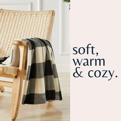 Velvet Plush Sherpa Luxury Bed Blanket - Kinsley Collection | Plow & Hearth