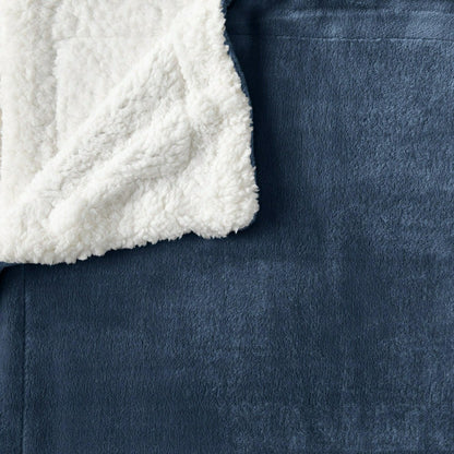 Velvet Plush Sherpa Luxury Bed Blanket - Kinsley Collection | Plow & Hearth