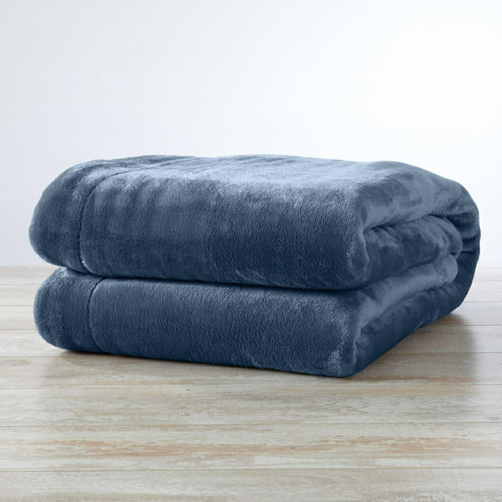 Velvet Plush Sherpa Luxury Bed Blanket - Kinsley Collection | Plow & Hearth