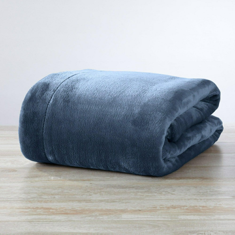 Velvet Plush Sherpa Luxury Bed Blanket - Kinsley Collection | Plow & Hearth