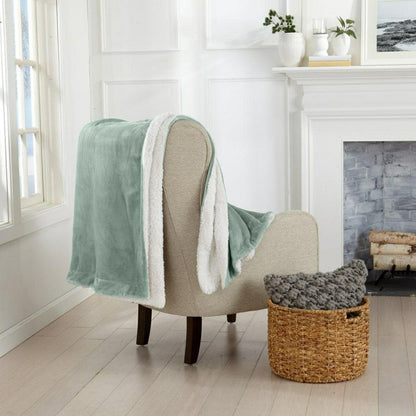 Velvet Plush Sherpa Luxury Bed Blanket - Kinsley Collection | Plow & Hearth
