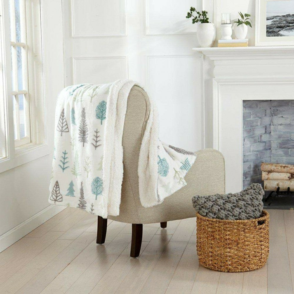 Velvet Plush Sherpa Luxury Bed Blanket - Kinsley Collection | Plow & Hearth