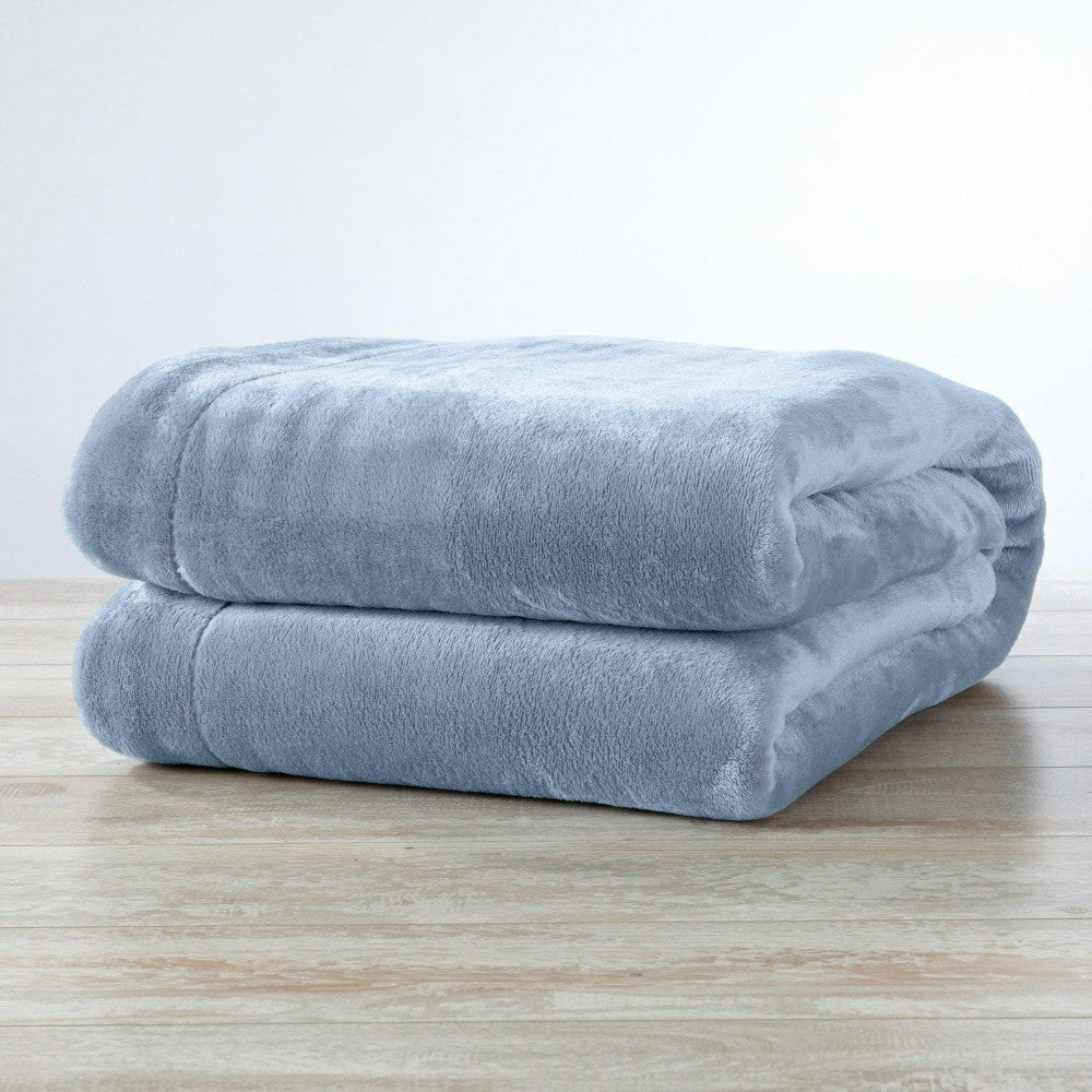 Velvet Plush Sherpa Luxury Bed Blanket - Kinsley Collection | Plow & Hearth
