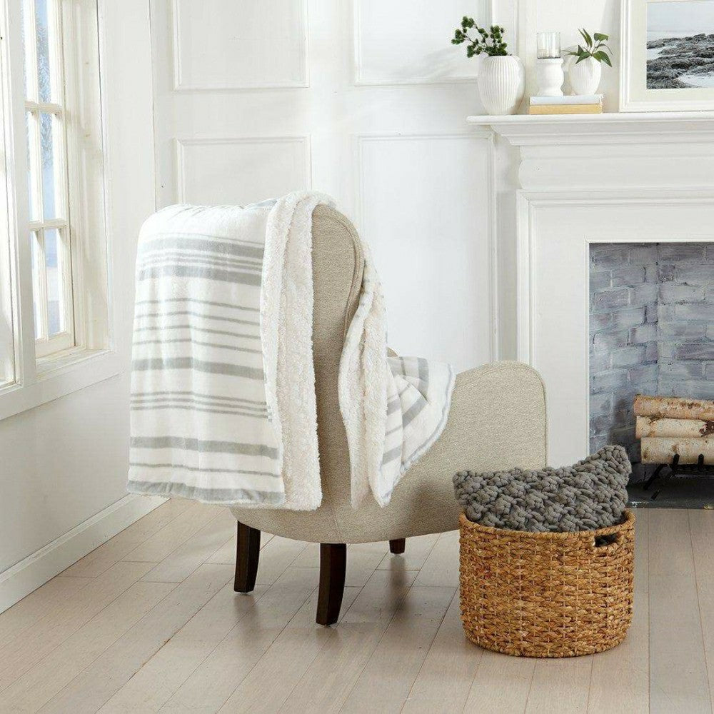 Velvet Plush Sherpa Luxury Bed Blanket - Kinsley Collection | Plow & Hearth