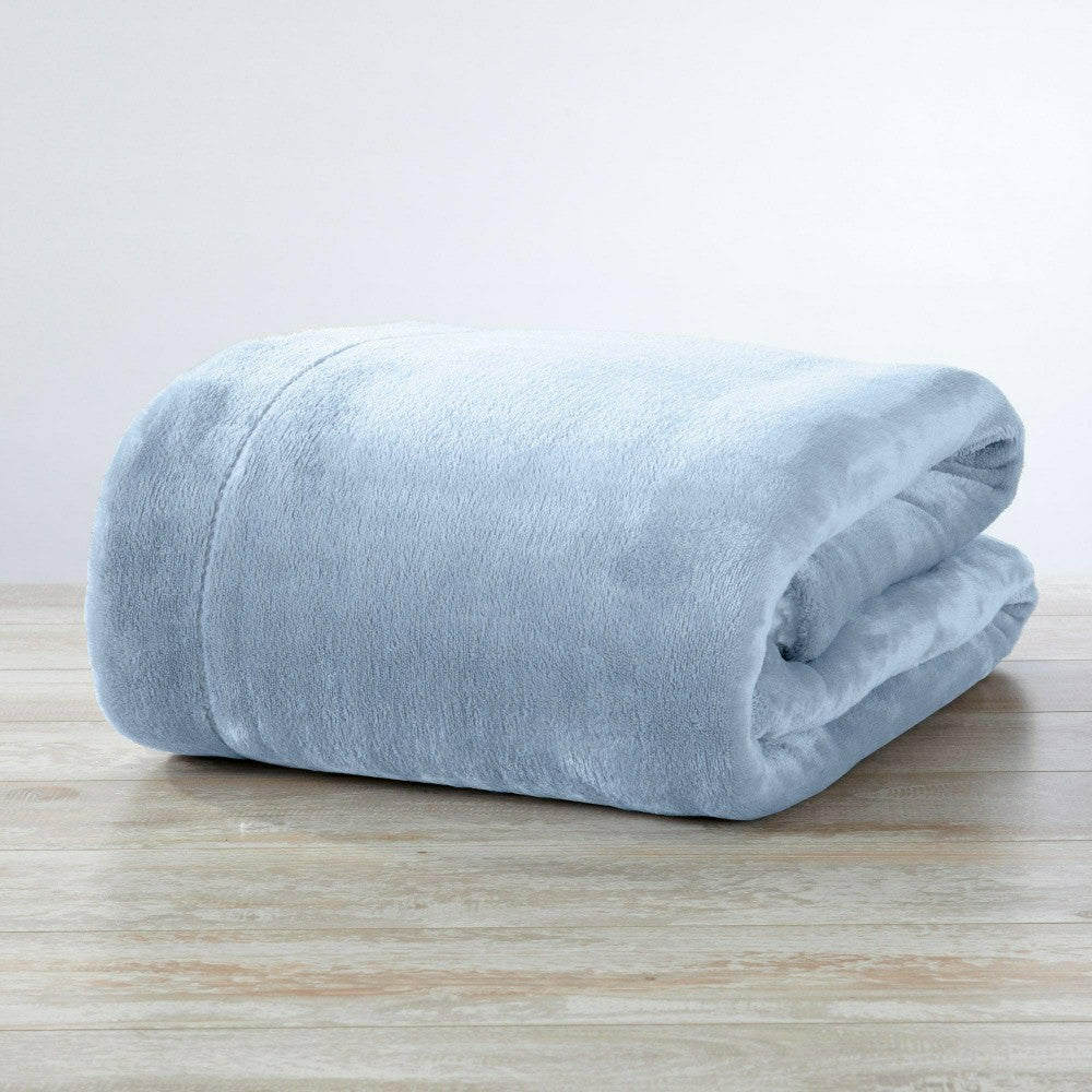Velvet Plush Sherpa Luxury Bed Blanket - Kinsley Collection | Plow & Hearth