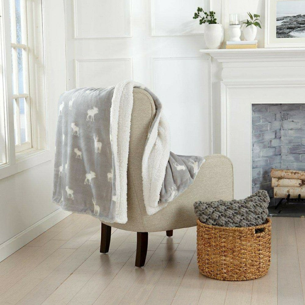 Velvet Plush Sherpa Luxury Bed Blanket - Kinsley Collection | Plow & Hearth