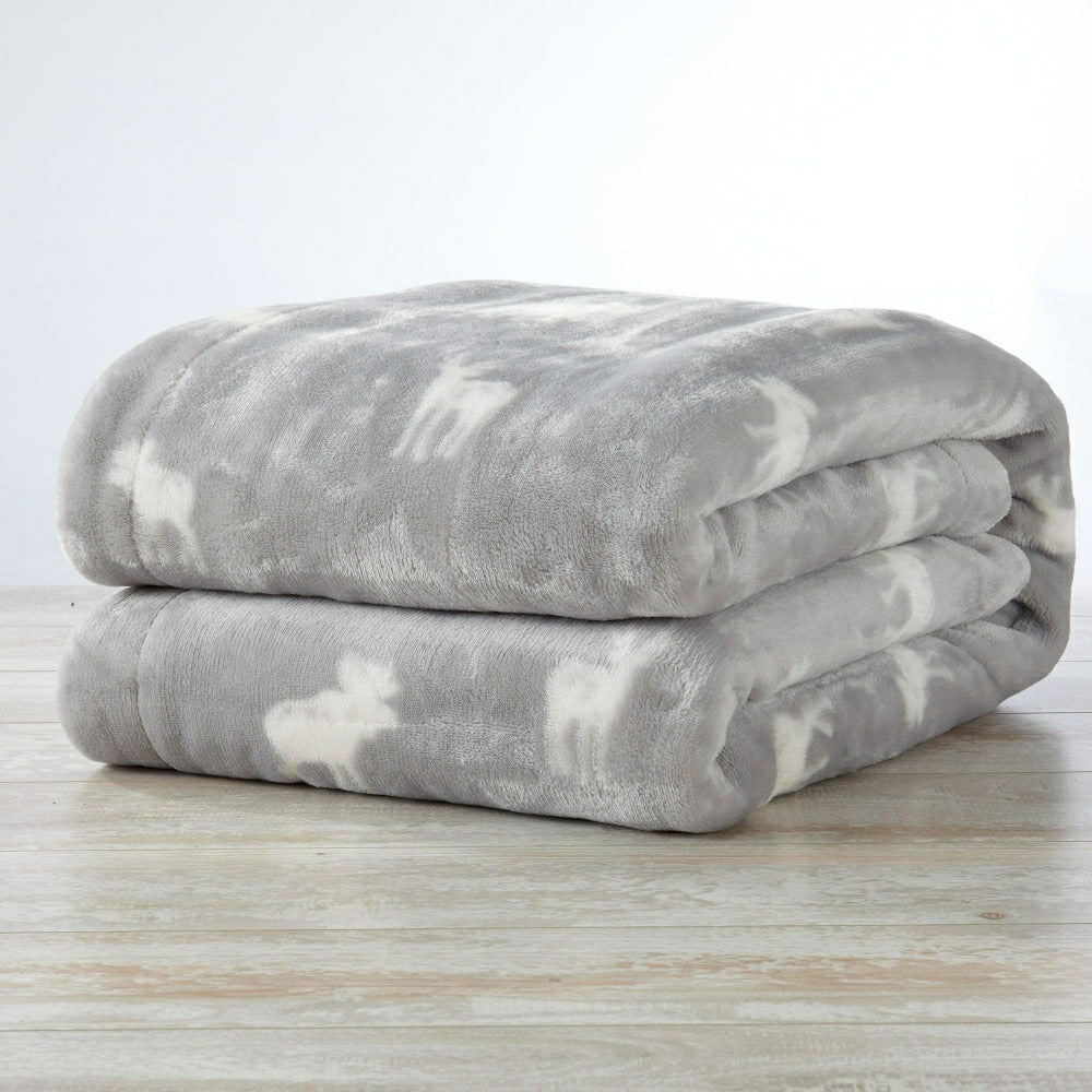 Velvet Plush Sherpa Luxury Bed Blanket - Kinsley Collection | Plow & Hearth