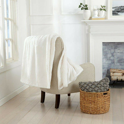 Velvet Plush Sherpa Luxury Bed Blanket - Kinsley Collection | Plow & Hearth