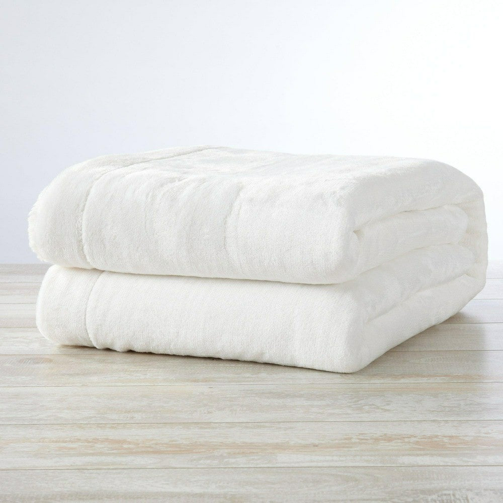 Velvet Plush Sherpa Luxury Bed Blanket - Kinsley Collection | Plow & Hearth
