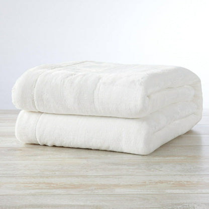 Velvet Plush Sherpa Luxury Bed Blanket - Kinsley Collection | Plow & Hearth