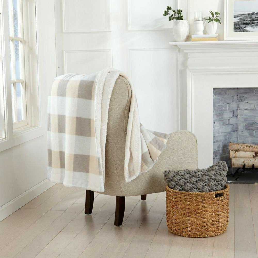 Velvet Plush Sherpa Luxury Bed Blanket - Kinsley Collection | Plow & Hearth