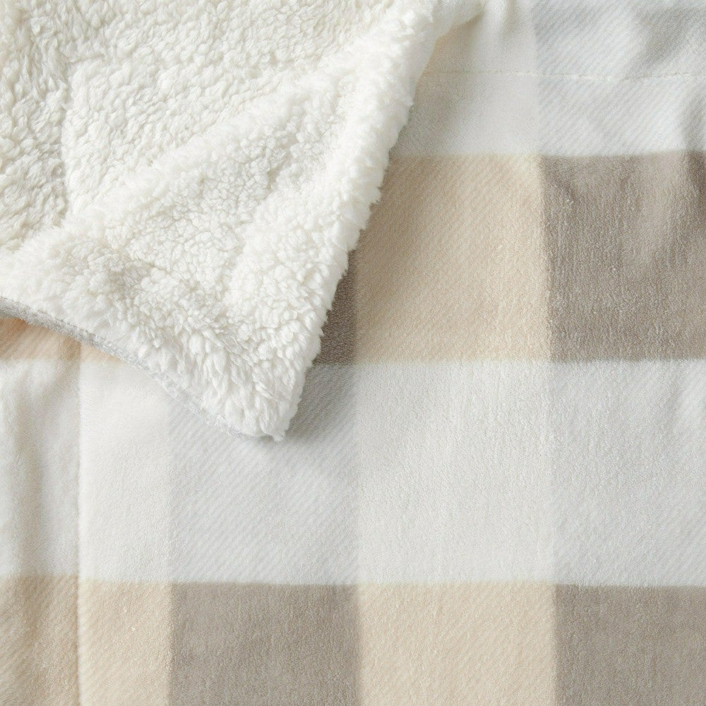 Velvet Plush Sherpa Luxury Bed Blanket - Kinsley Collection | Plow & Hearth