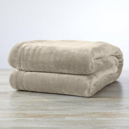 Velvet Plush Sherpa Luxury Bed Blanket - Kinsley Collection | Plow & Hearth